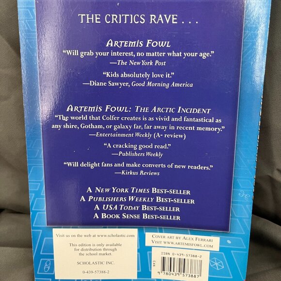 The Tiger Rising by KD and Artemis Fowl by EC Children books - Picture 6 of 7